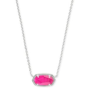 KENDRA SCOTT elisa silver pendant necklace in azalea illusion